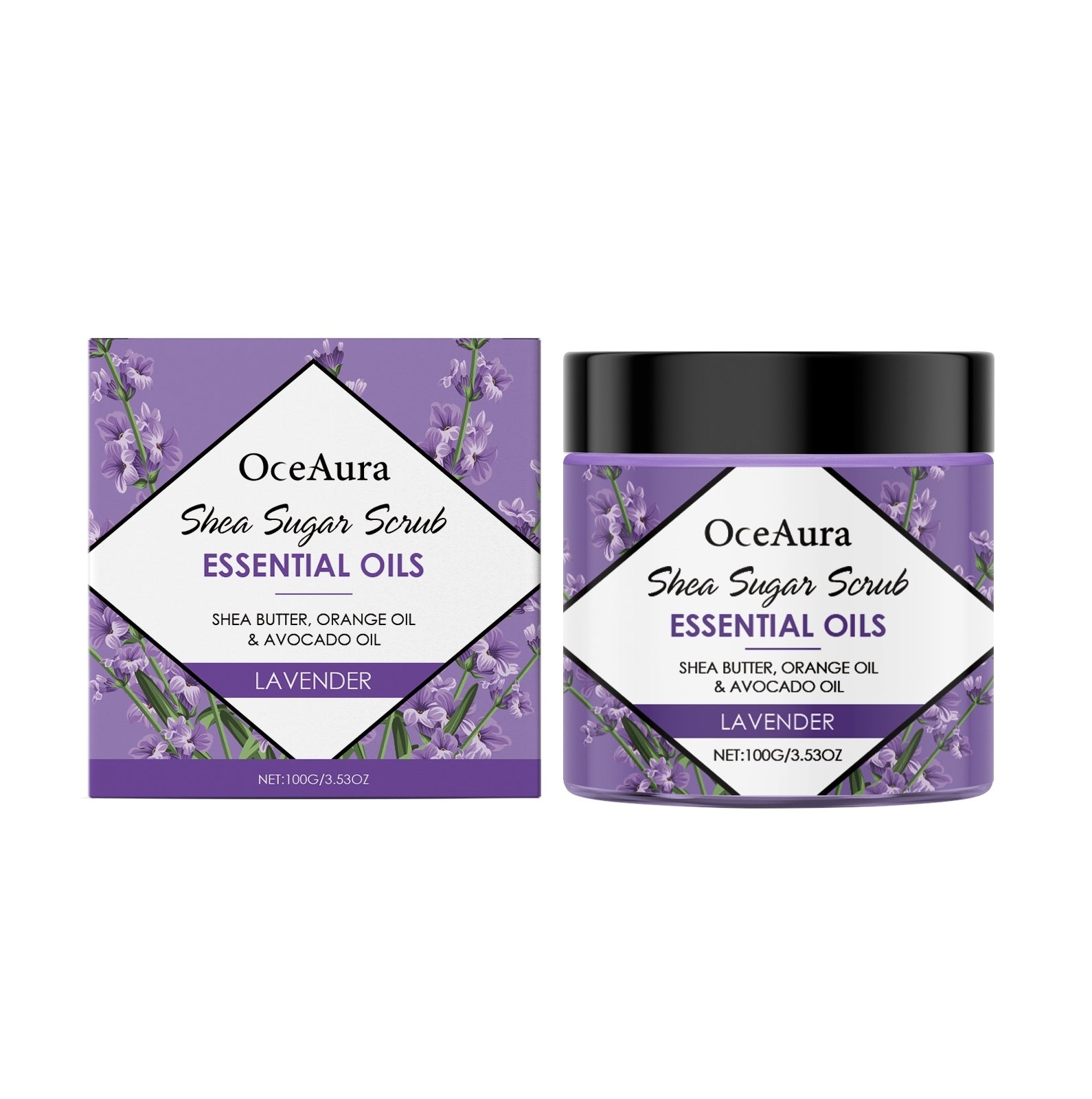 Lavender Shea Sugar Body Scrub for Smooth Skin