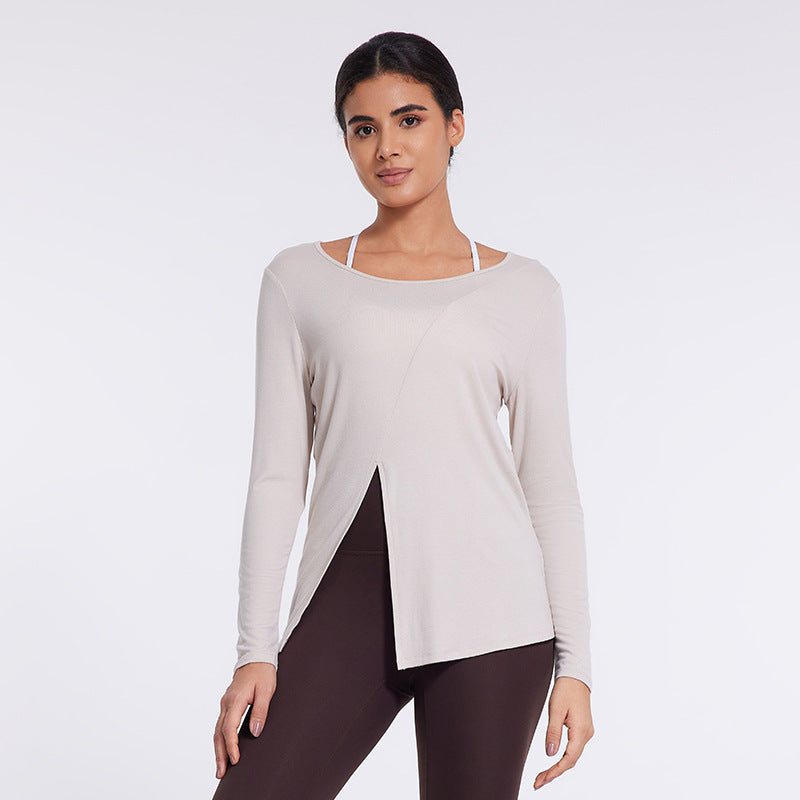 Comfortable Breathable Long Sleeve Activewear Top for Yoga and Running