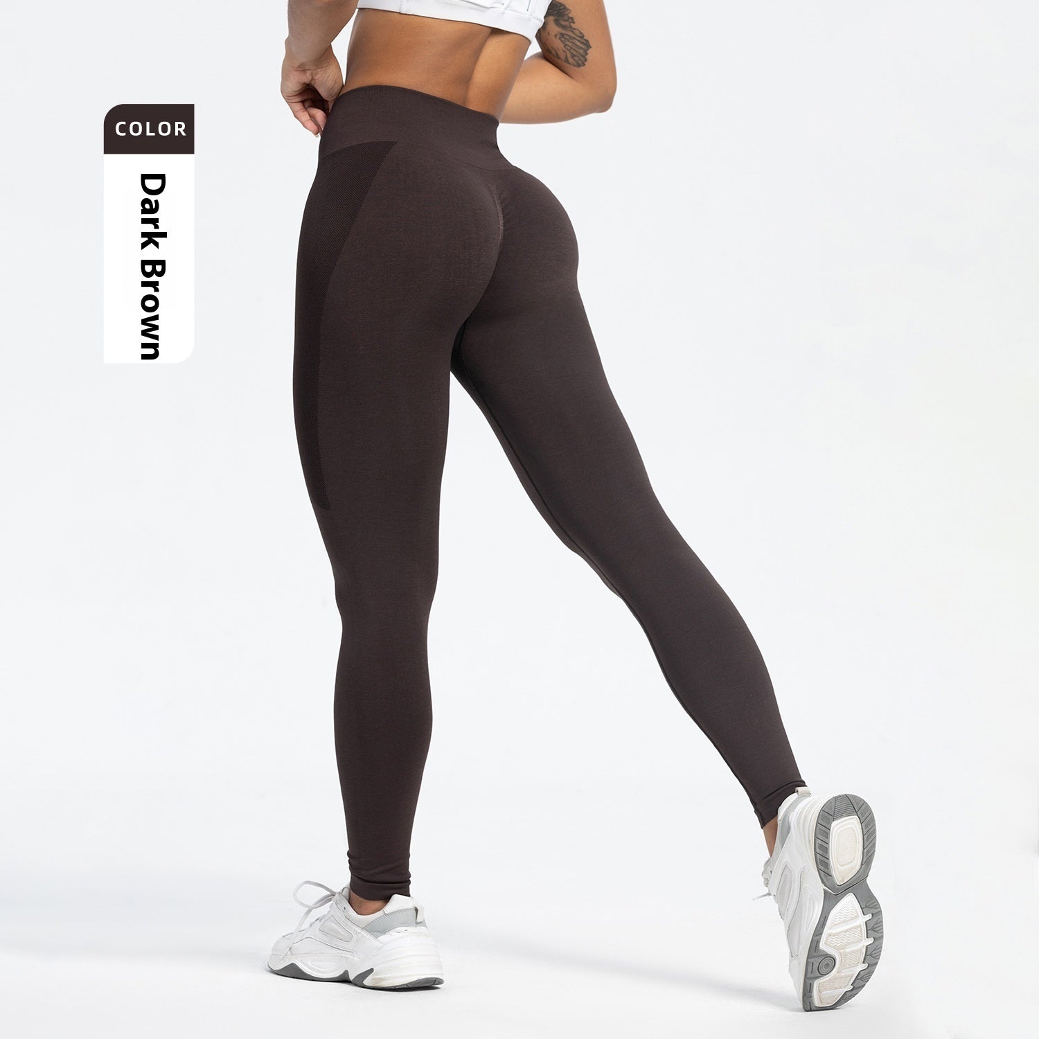 Seamless High-Waist Yoga Pants for Women - Moisture-Wicking Fit