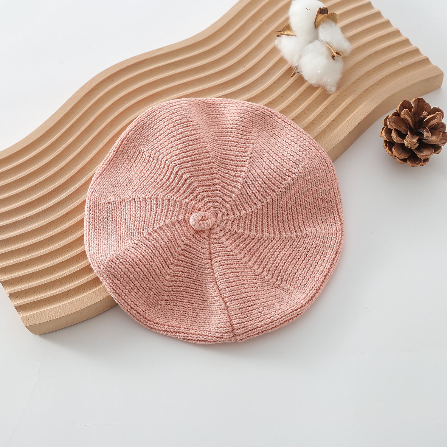 Chic Knitted Wool Beret - Stylish & Warm