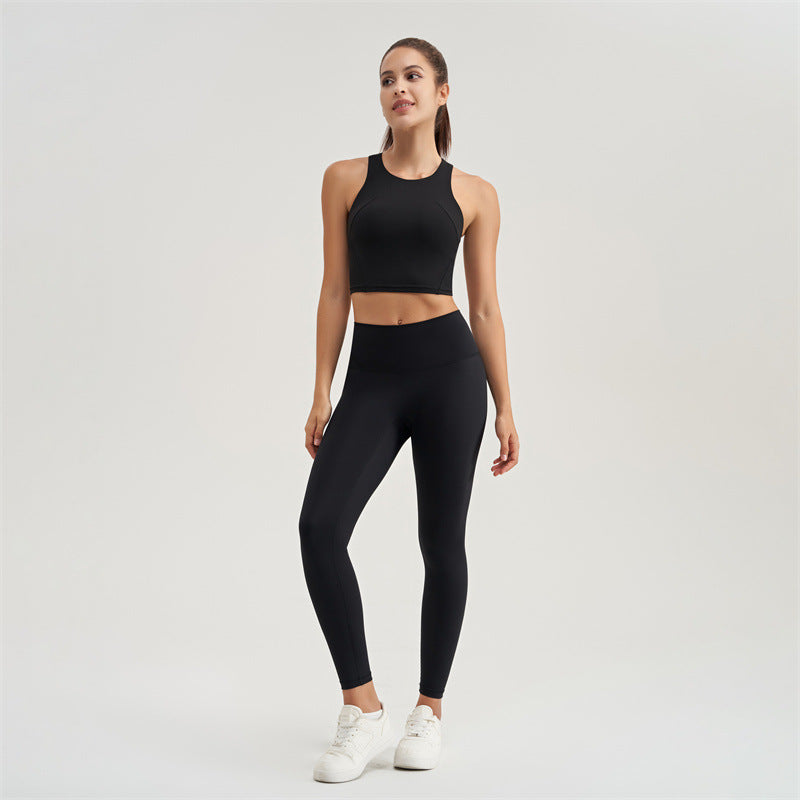 Comfortable Quick Dry Women's Sports Bra and High Waist Leggings Activewear Set
