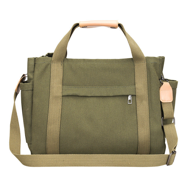 Versatile Large Canvas Tote Bag with Shoulder Strap