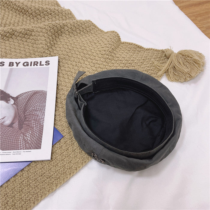 Premium Retro French Embroidered Beret for Women