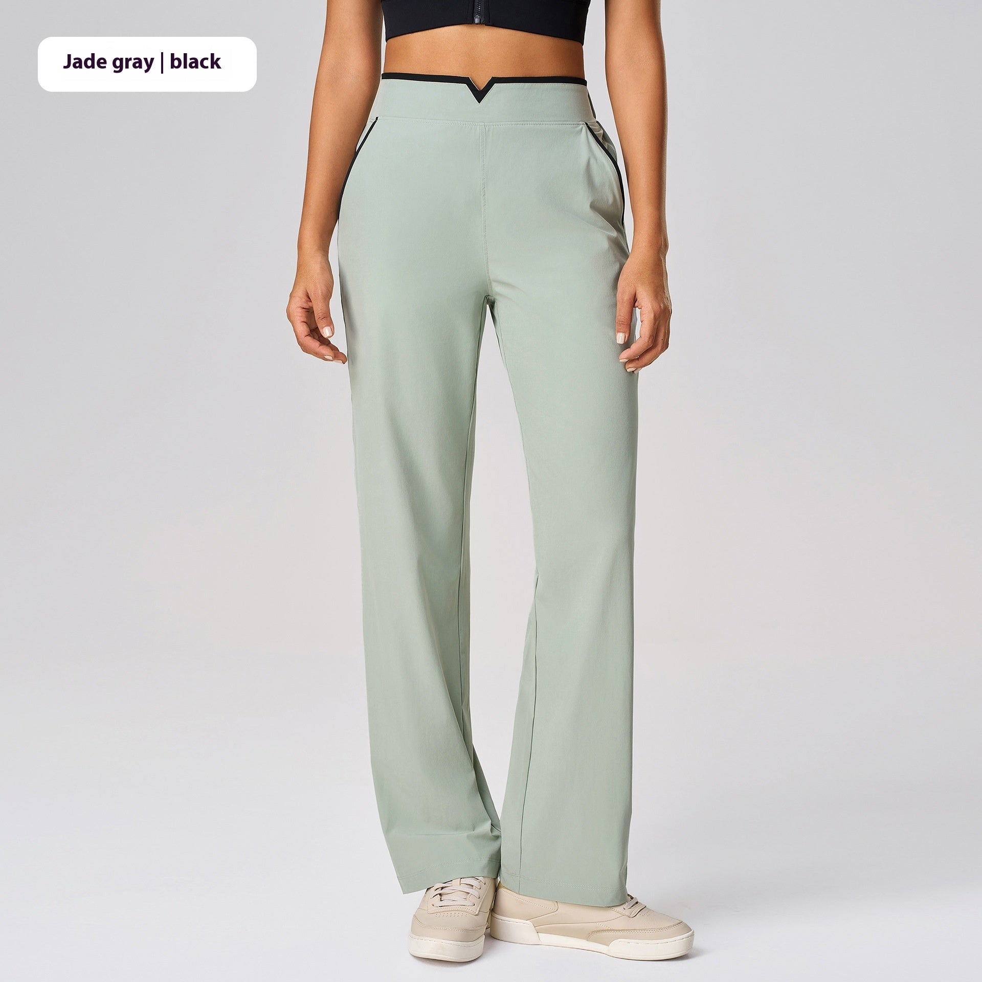 Comfortable Breathable High Waist Wide Leg Activewear Pants for Women