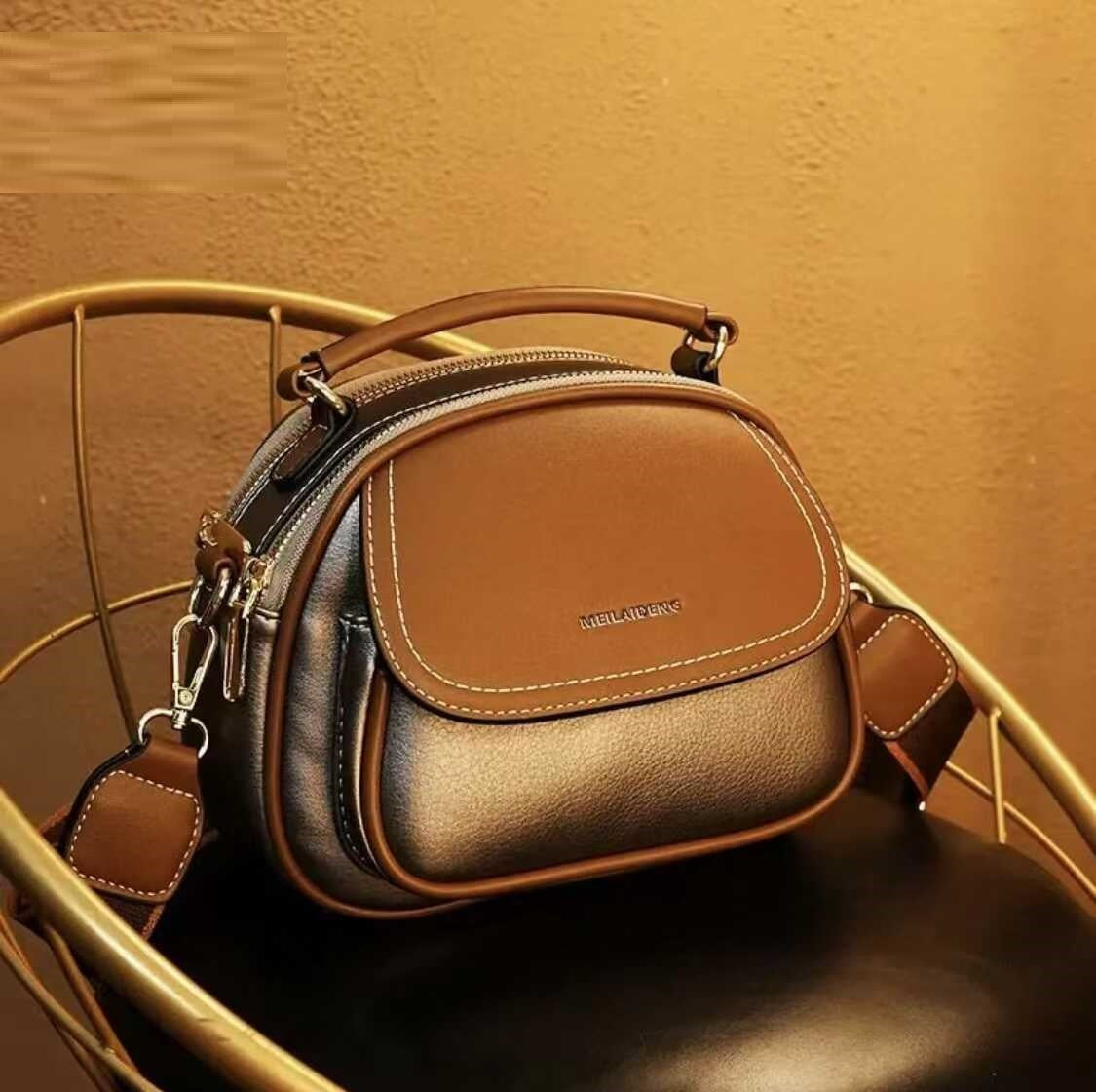 Elegant Everyday Crossbody Shoulder Bag with Dual Carry Handles