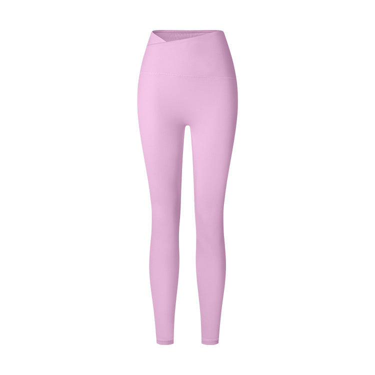 High Waist Shimmering Active Leggings for Yoga and Performance Workouts