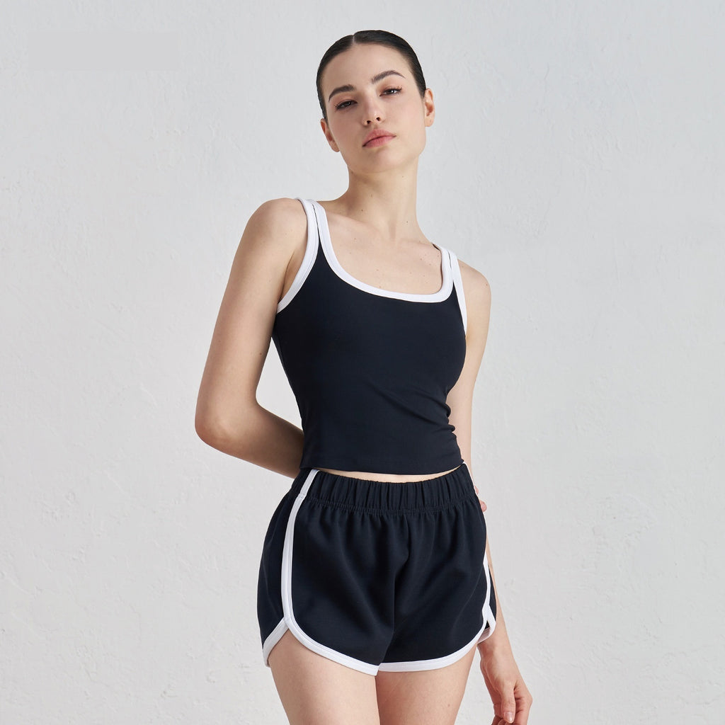 Nude Feel U-neck Beauty Back Activewear Sports Vest for Yoga and Gym