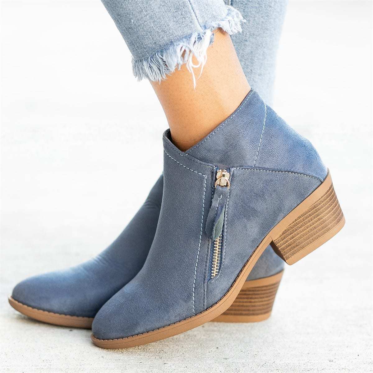 City Chic Side-Zip Ankle Bootie
