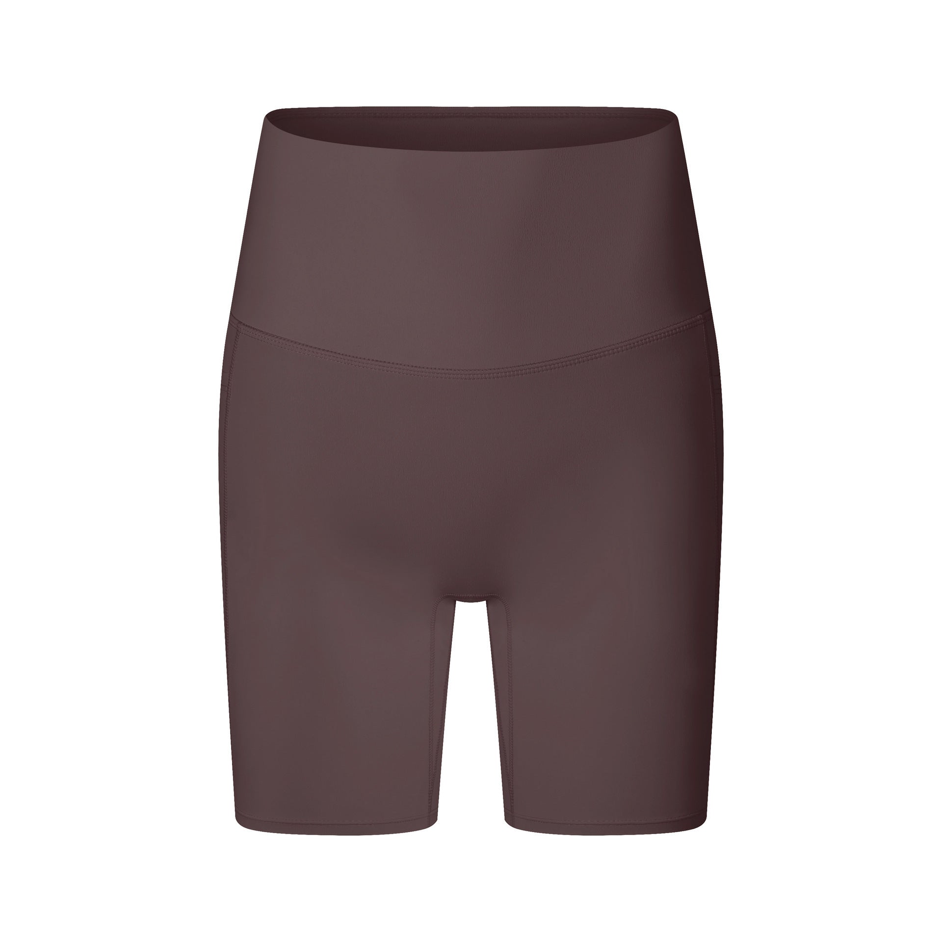 High Waist Hip Lift Nylon Active Fitness Shorts for Yoga and Workout
