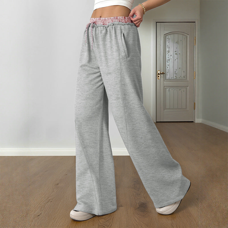 Effortlessly Chic Women's Loose Straight Leg Casual Trousers for Everyday Comfort
