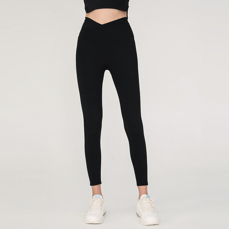 High Waist Cropped Leggings for Active Living and Yoga Sessions