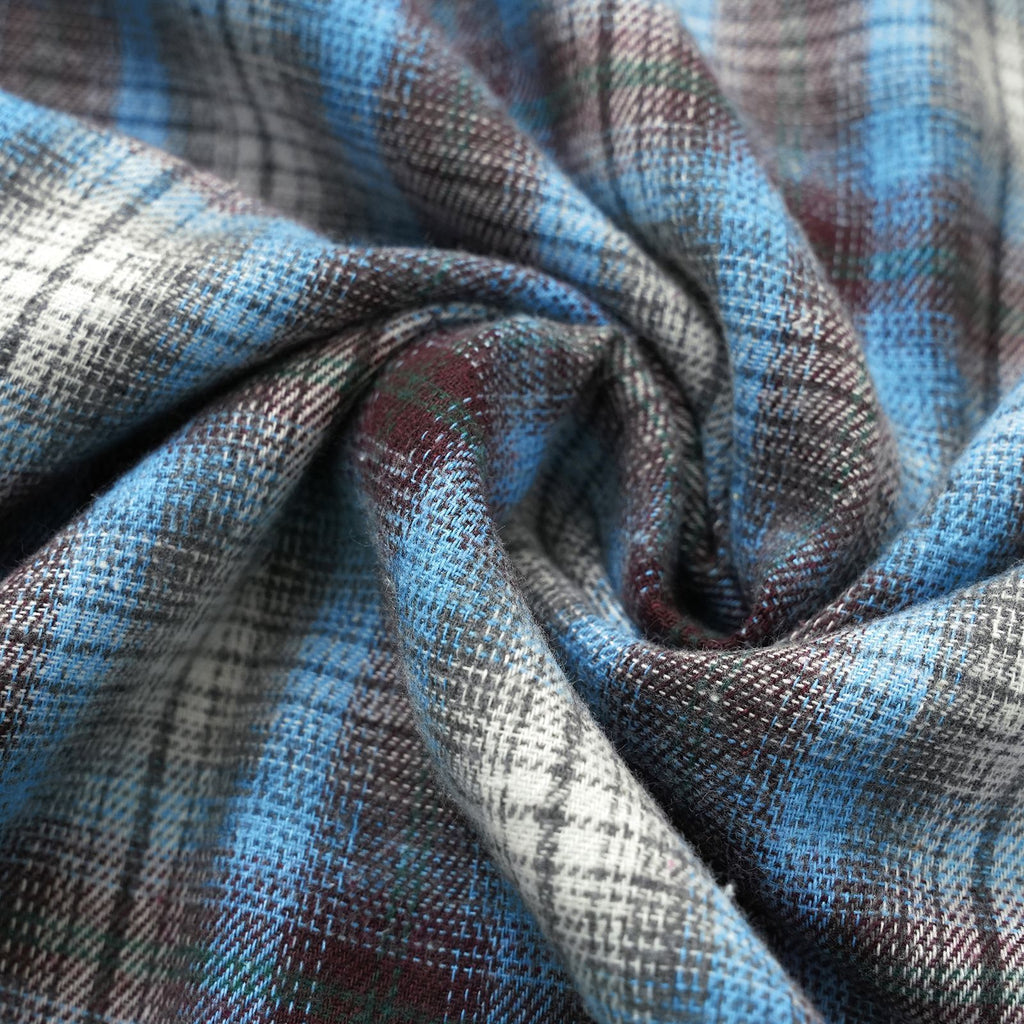 Effortless Long Sleeve Plaid Button Down Shirt Dress with Tie Waist