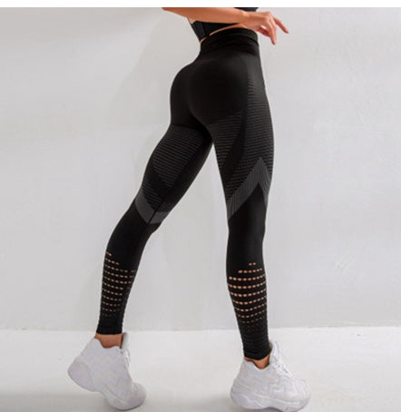 Seamless High Waisted Activewear Leggings with Contouring Details