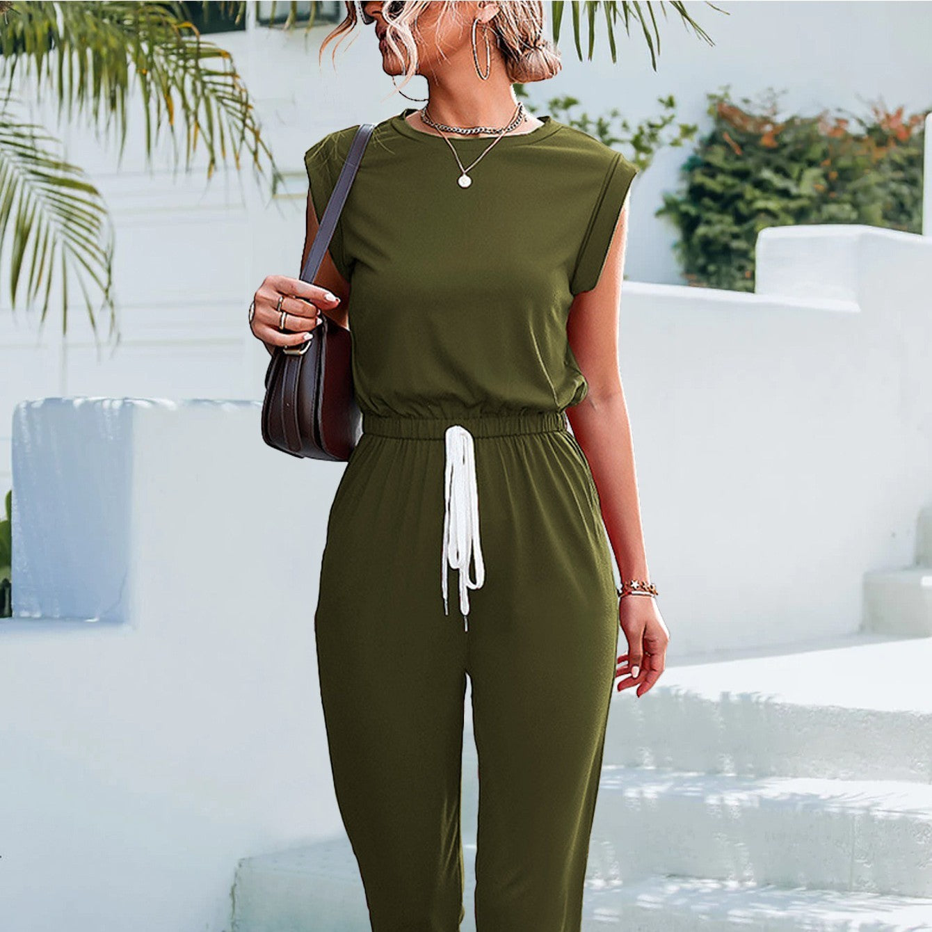 Effortless Chic Casual Sleeveless Jumpsuit