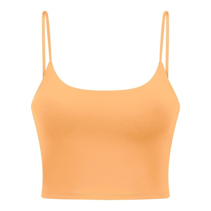 Women's Seamless Activewear Sports Bra Crop Top with Removable Padding for Yoga and Training