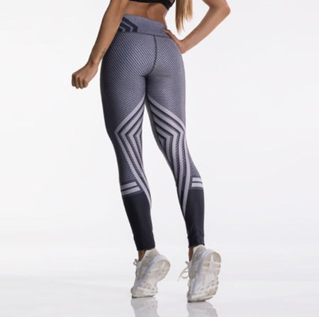 Vibrant Digital Print Stretch Activewear Leggings for Your Active Lifestyle