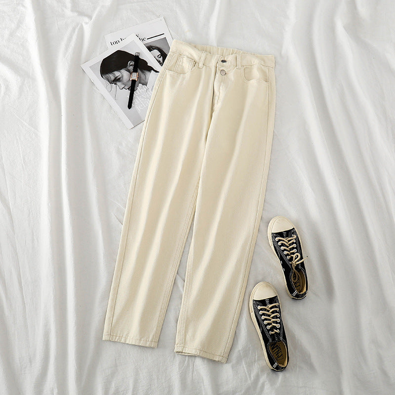 Aria High-Waist Straight Leg Jeans