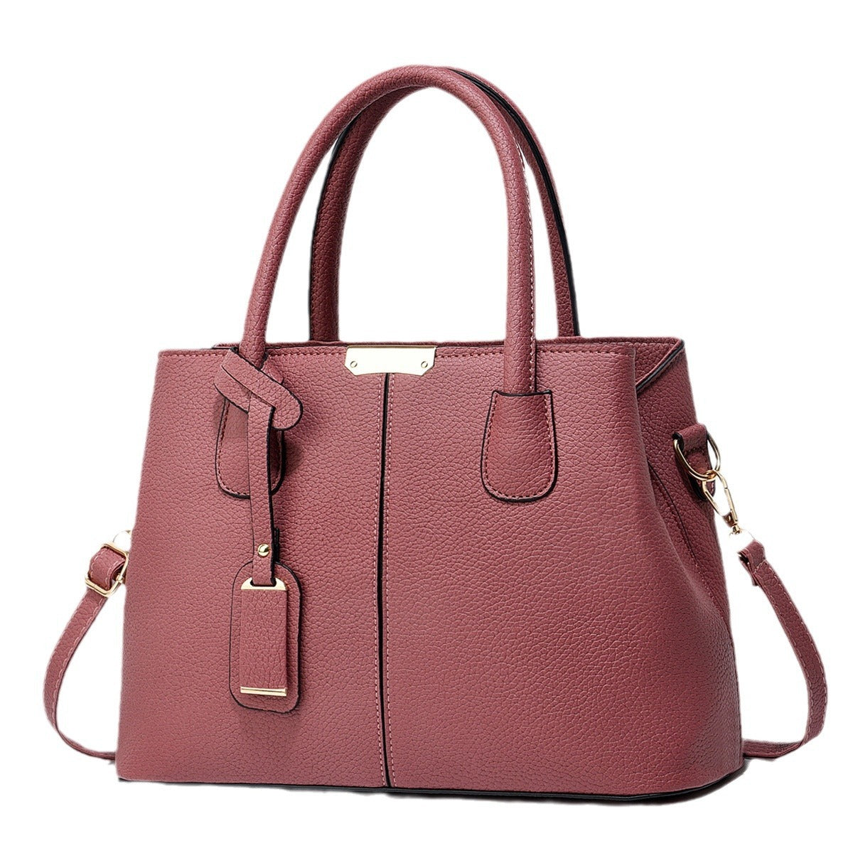 Versatile PU Leather Tote Crossbody Bag for Women