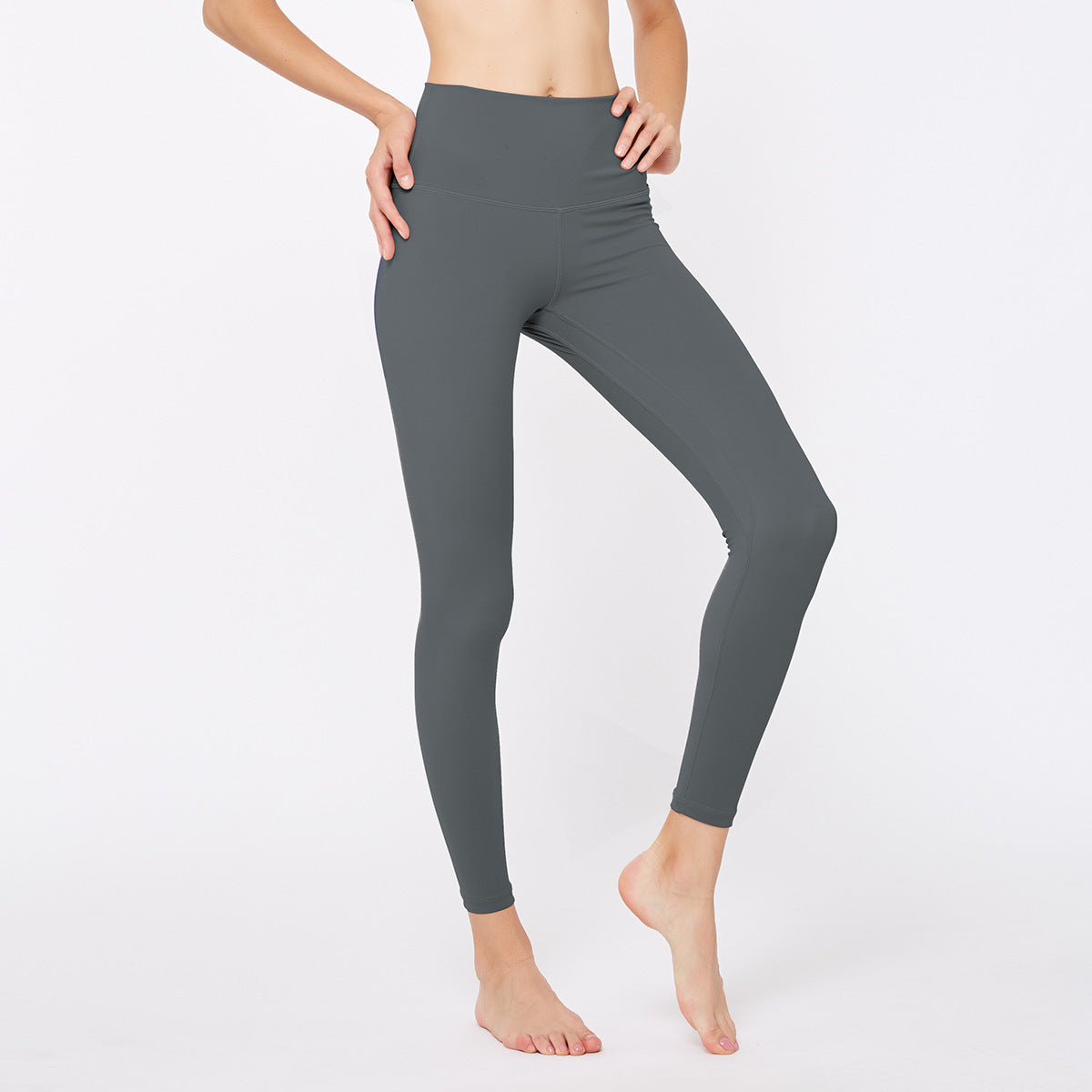 Sculpting High Waist Double Sided Nylon Yoga Fitness Leggings