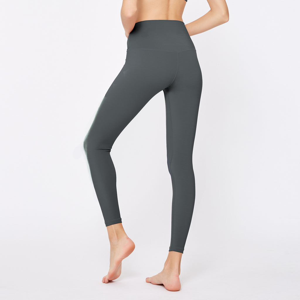 Sculpting High Waist Double Sided Nylon Yoga Fitness Leggings