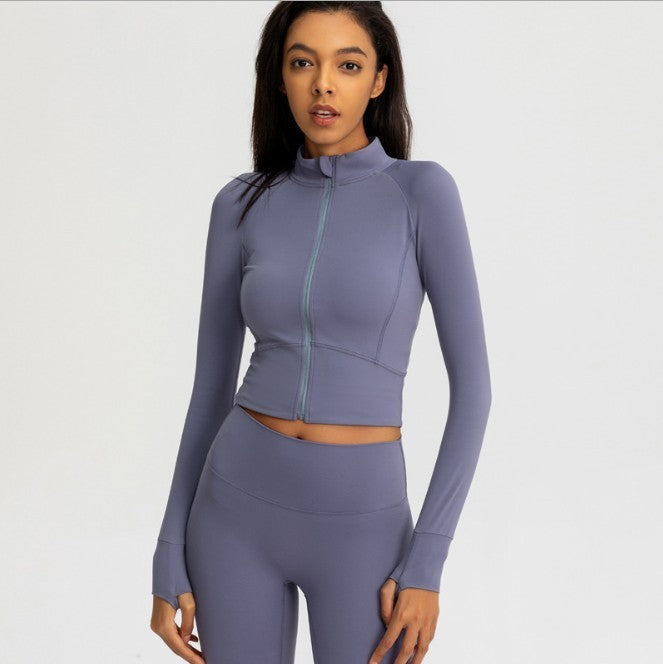 Women's Excellent Quality Long Sleeve Full Zip Fitness Cardigan & Pant for Running and Workouts