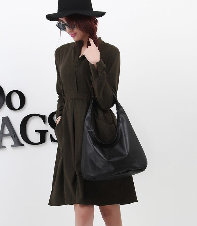 Minimalist Hobo Shoulder Bag for Daily Chic