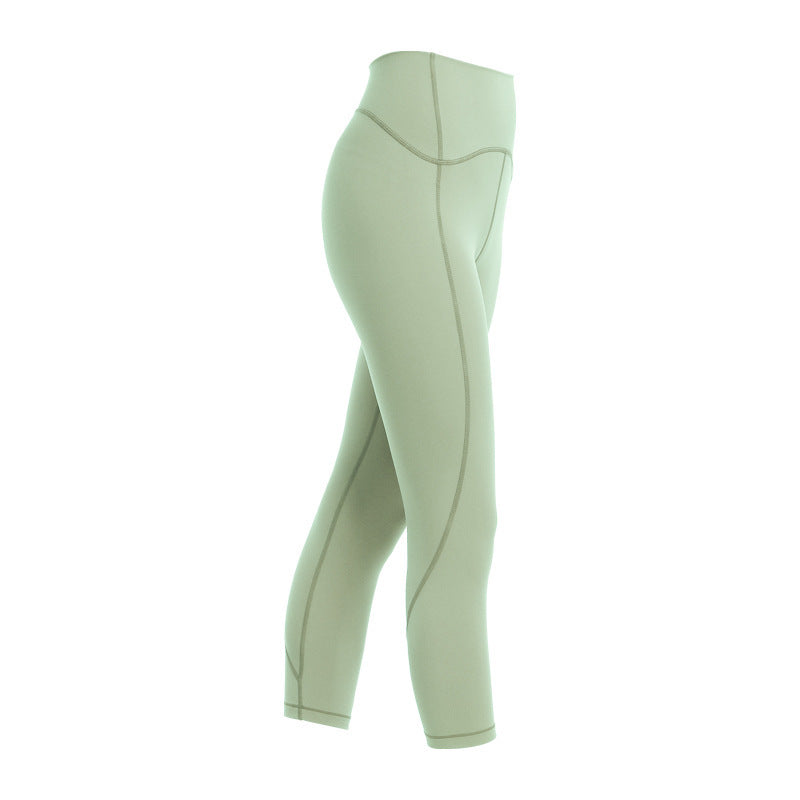 Stretch Tight Quick Drying Cropped Fitness Leggings for Active Movement