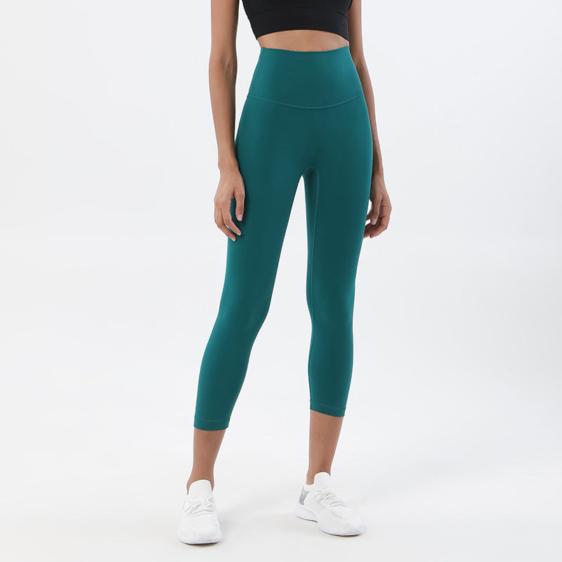 High-Waisted Sculpting Yoga Capri Leggings for Women