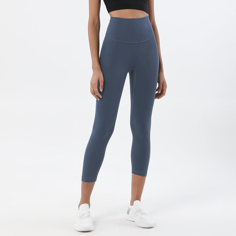 High-Waisted Sculpting Yoga Capri Leggings for Women
