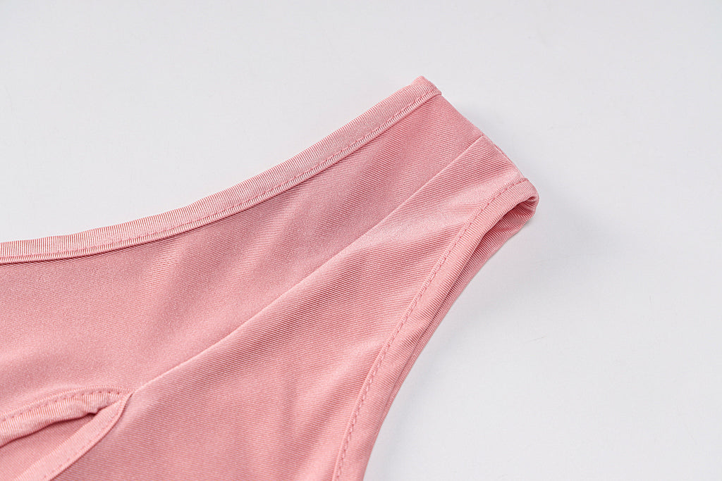 Chic One-Shoulder Cutout Bodycon Mini Dress with Statement Sleeves