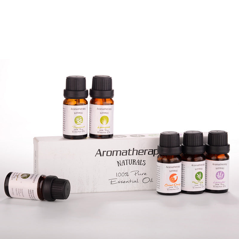Pure Aromatherapy Essential Oil Set - 6 Scents