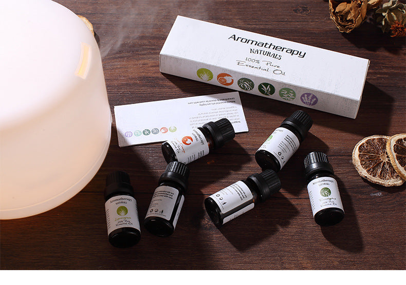 Pure Aromatherapy Essential Oil Set - 6 Scents