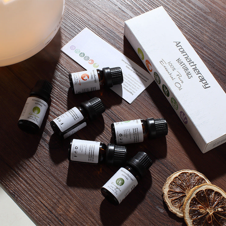 Pure Aromatherapy Essential Oil Set - 6 Scents
