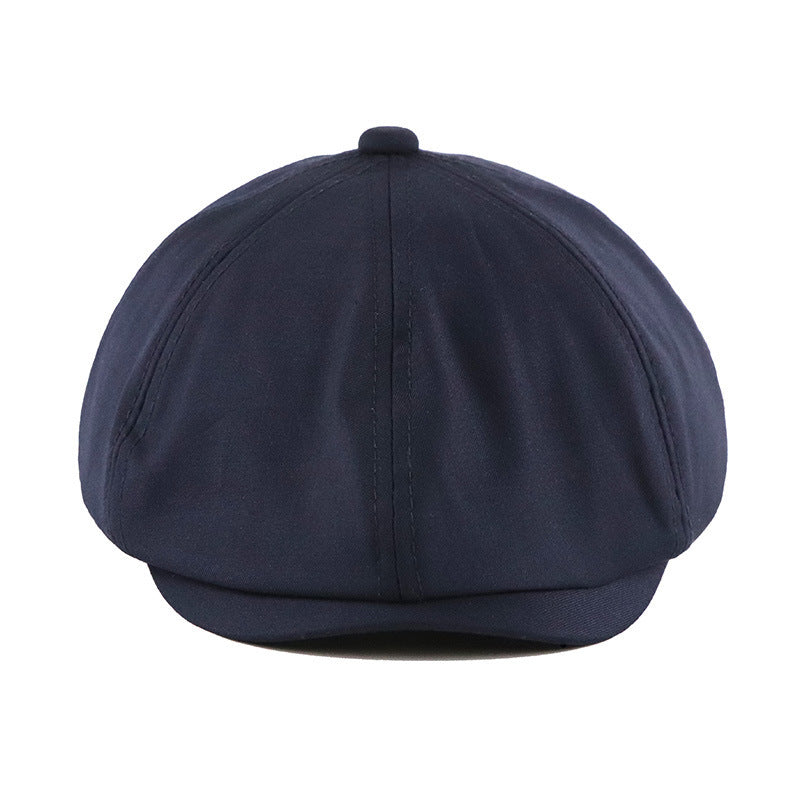 Unisex Solid Beret Hat - Classic Retro Style