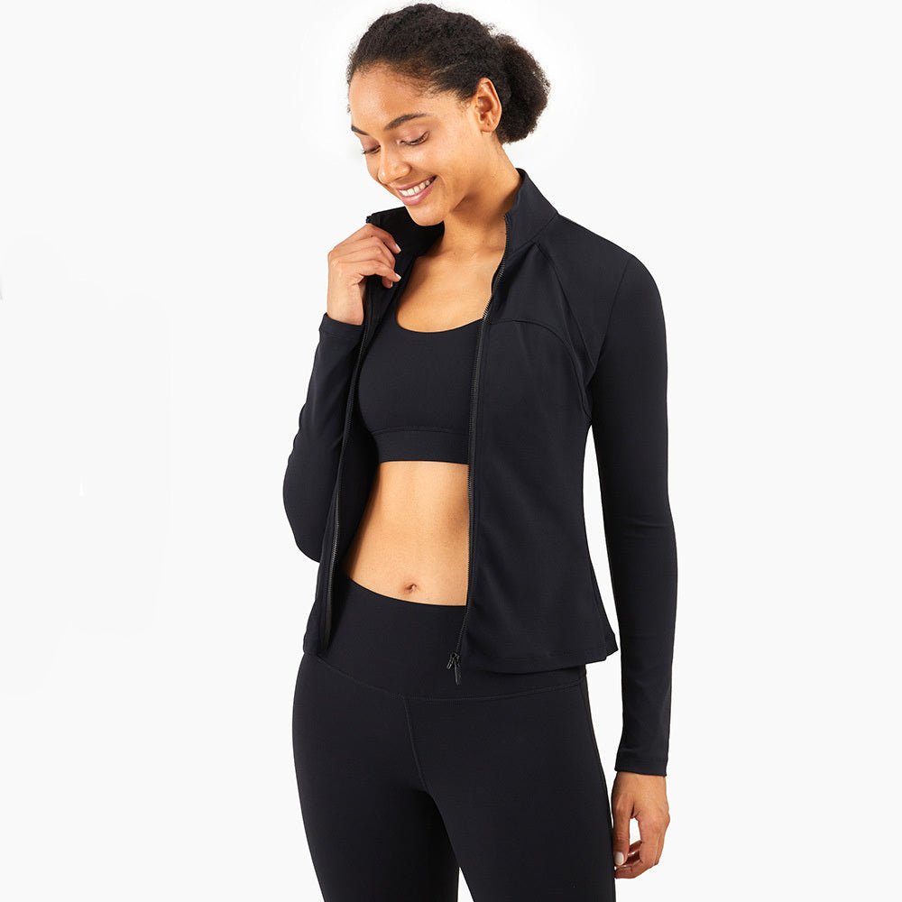 Women's Quick-Drying Activewear Jacket - Full Zip Yoga Top