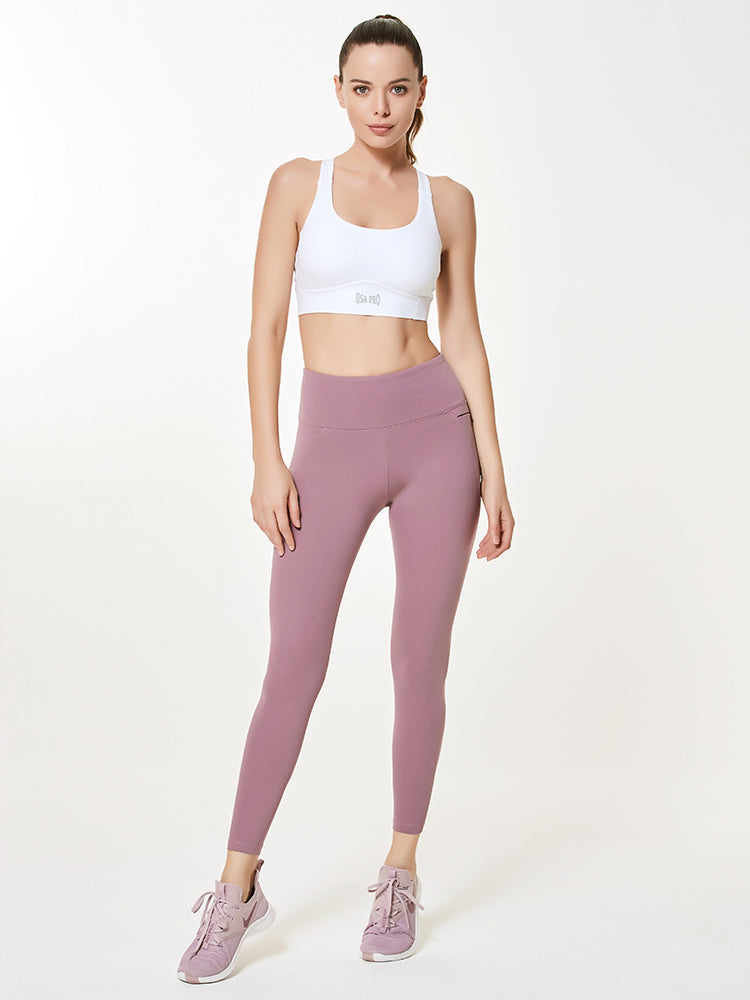 Adjustable High Strength Shockproof Gathered Running Yoga Sports Bra