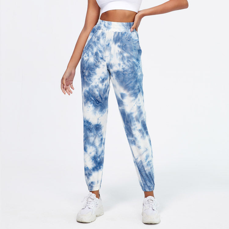Relaxed Fit Tie-Dye Activewear Joggers for Casual Comfort and Gym Workouts