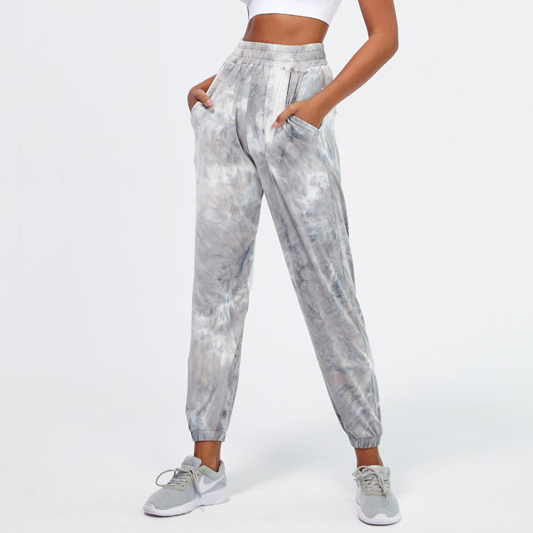 Relaxed Fit Tie-Dye Activewear Joggers for Casual Comfort and Gym Workouts