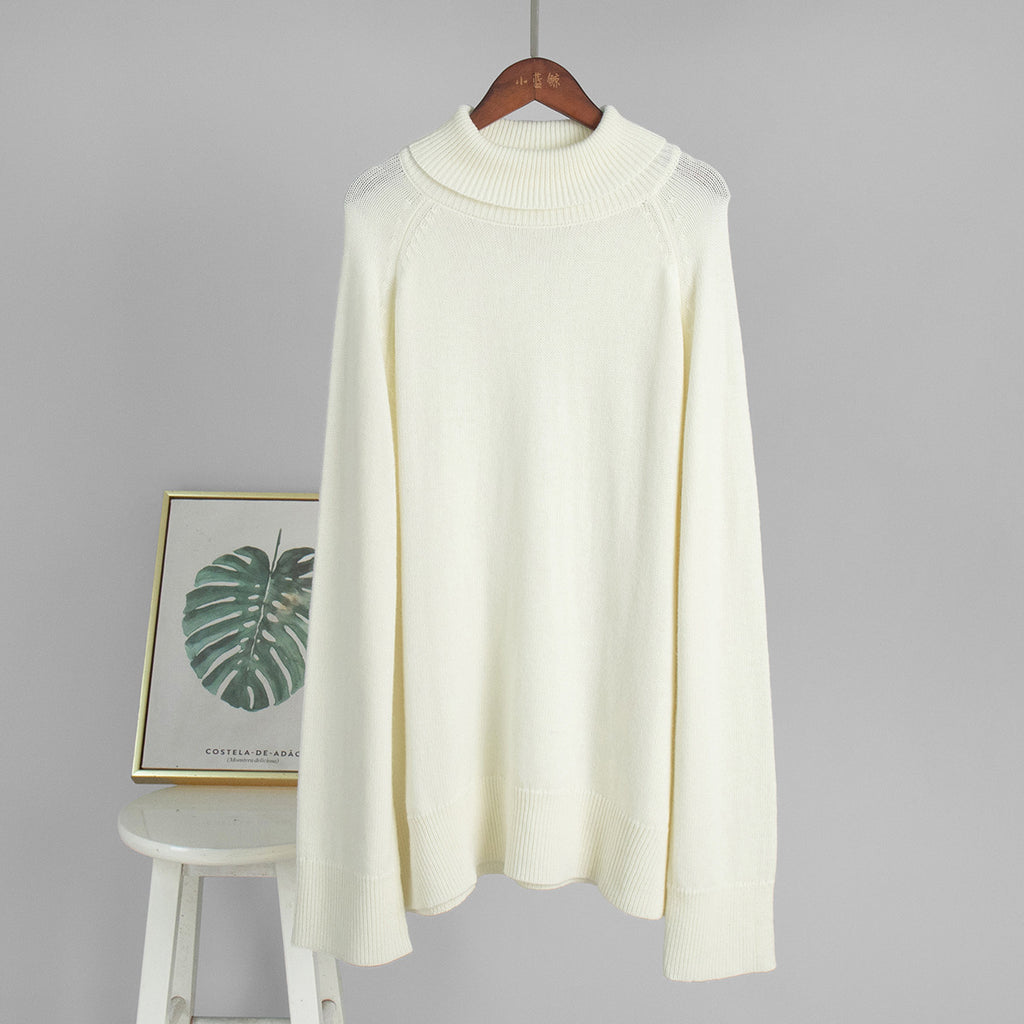 Cozy Soft Knit Turtleneck Pullover Sweater for Everyday Comfort and Style