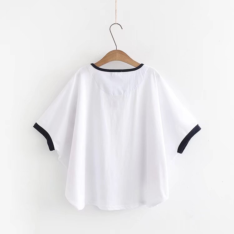 Lucky Cat Harajuku Style T-Shirt - Japanese Inspired Women's Top