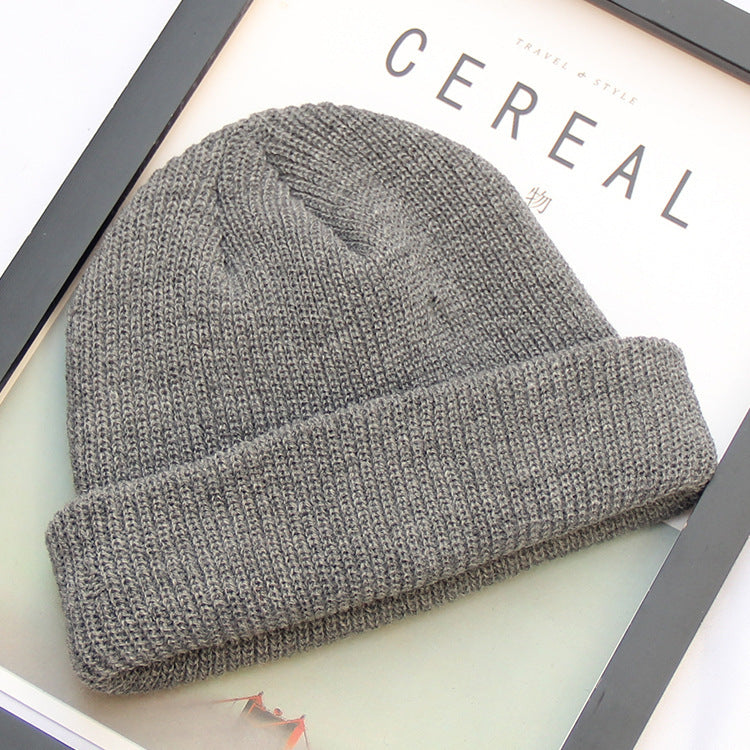 Unisex Knitted Beanie - Warm Winter Docker Hat