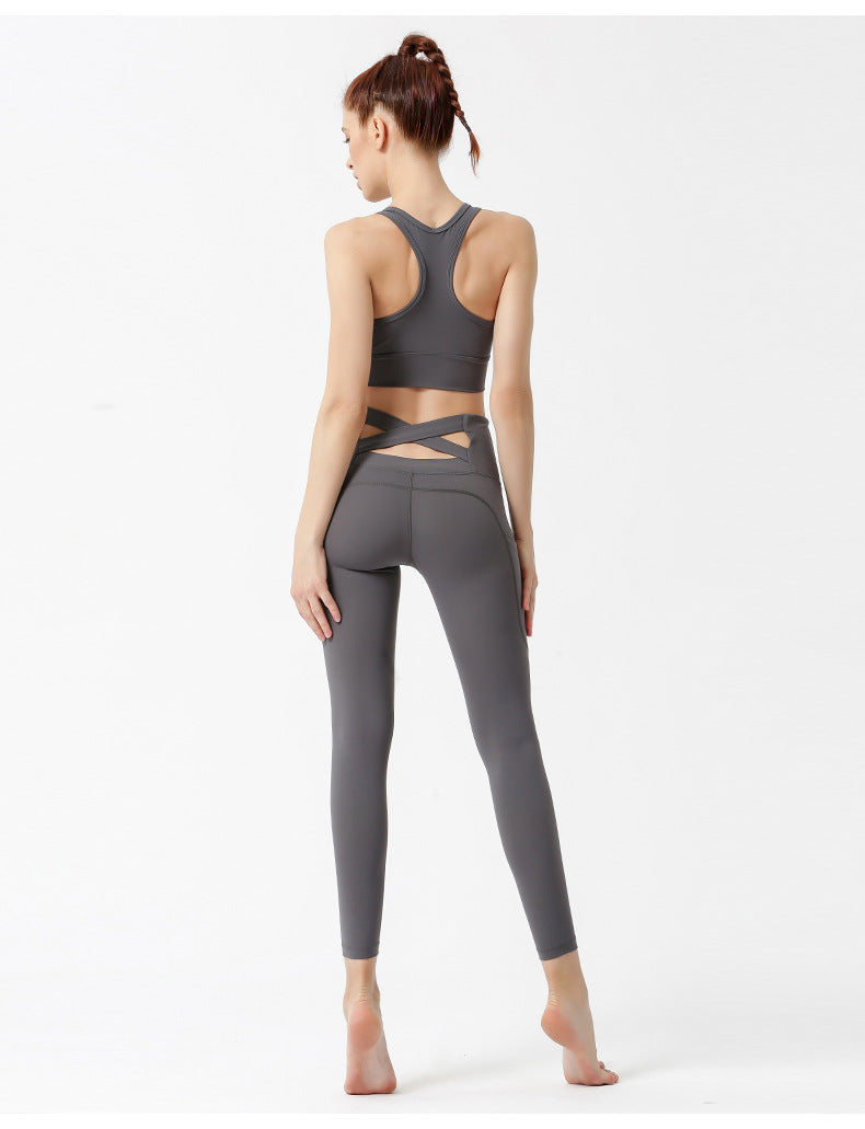 High Waist Moisture Wicking Activewear Leggings with Side Pocket
