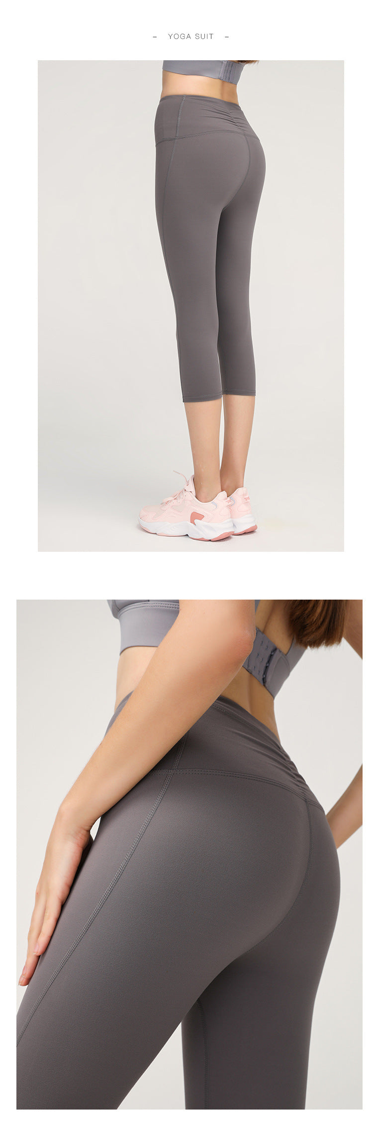 High Waist Cropped Leggings for Active Living and Yoga Sessions