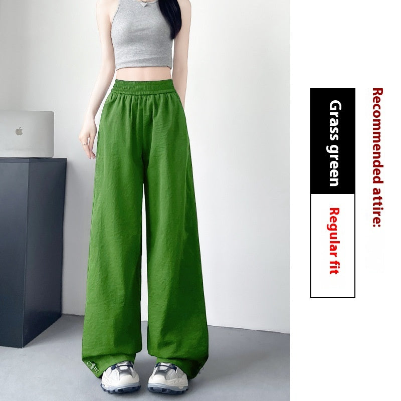 Women's High Waist Wide-Leg Sunscreen Pants - Summer Flowy