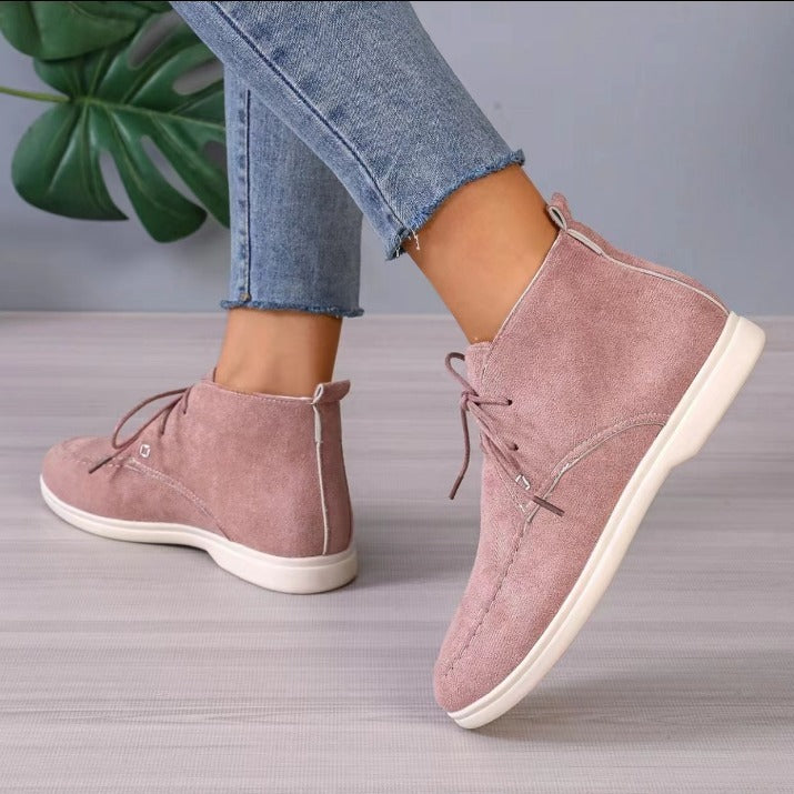 Willow Casual Lace-Up Ankle Boots