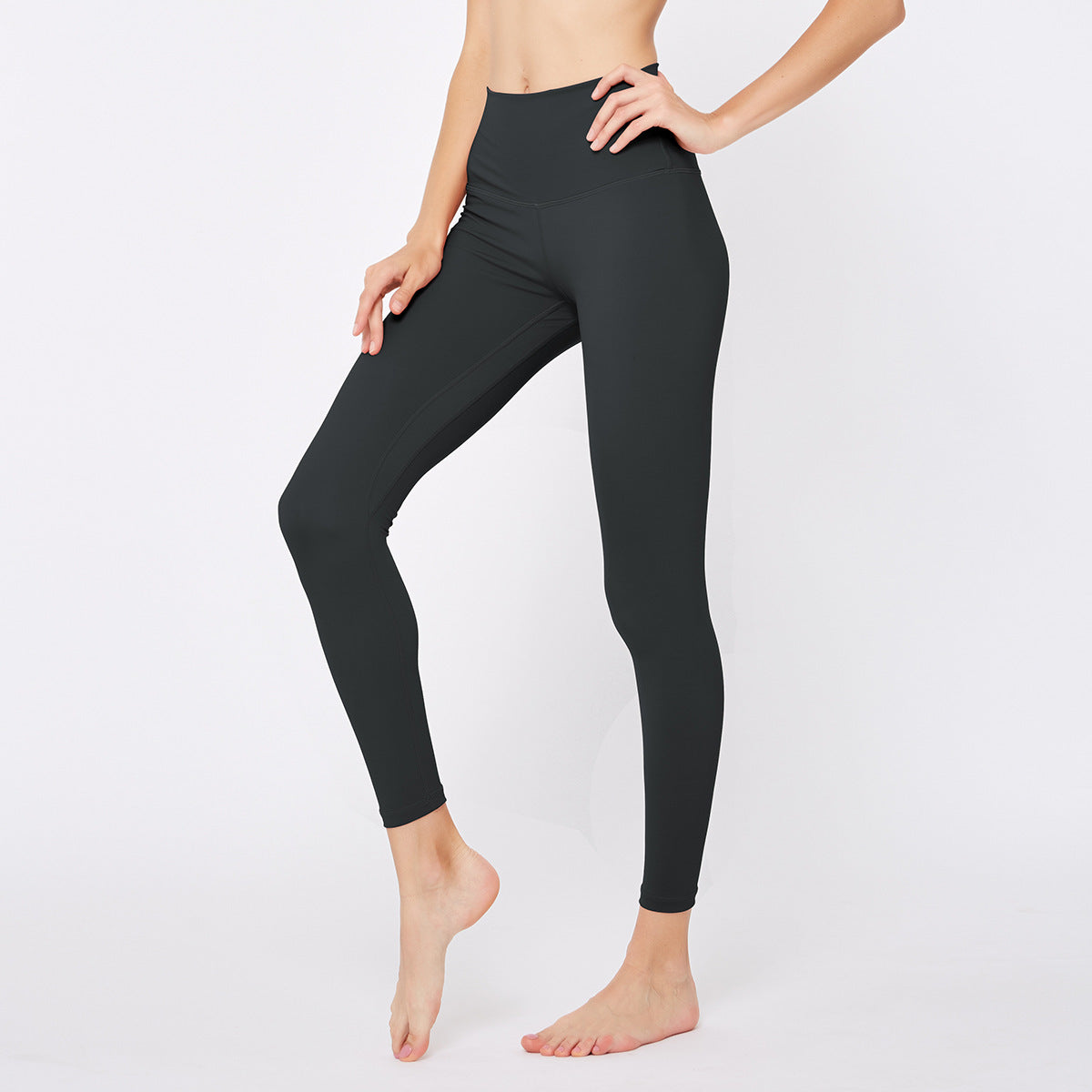 Sculpting High Waist Double Sided Nylon Yoga Fitness Leggings