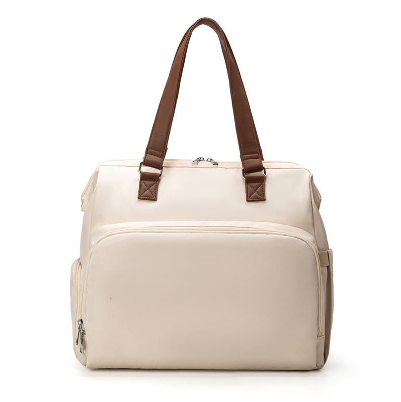 Spacious Maternity Diaper Backpack with Multi-functional Storage and Comfortable Carry