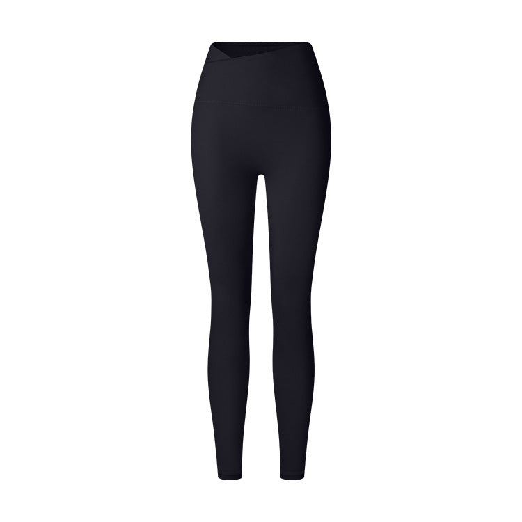 High Waist Shimmering Active Leggings for Yoga and Performance Workouts
