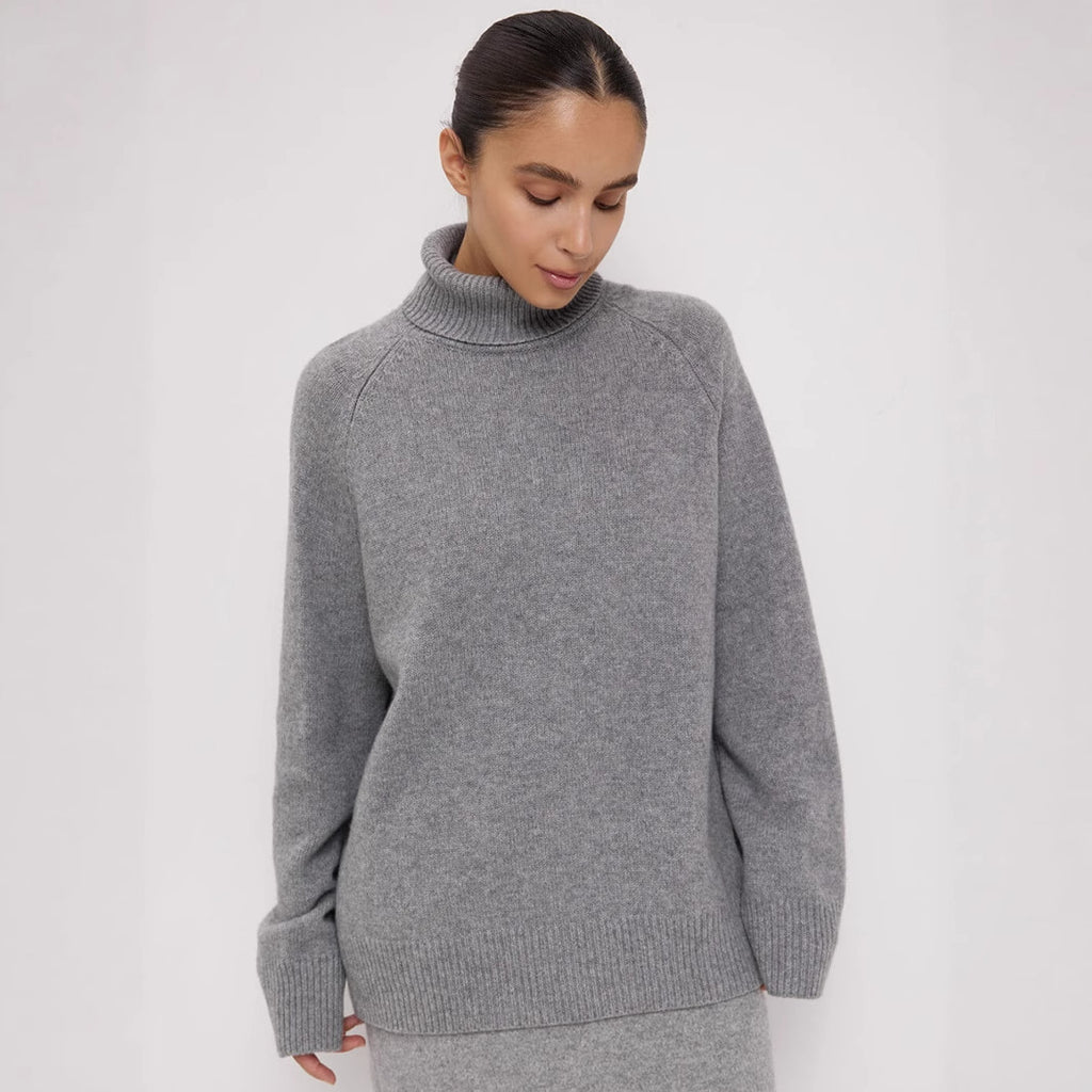 Cozy Soft Knit Turtleneck Pullover Sweater for Everyday Comfort and Style