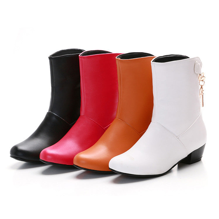 Audrey Classic Low-Heel Ankle Boots